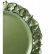 Sousplat 35cm Arabesco Em Plástico Verde